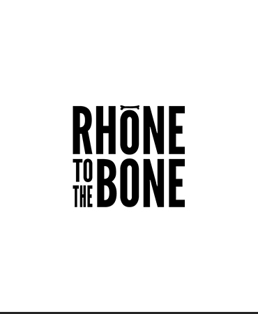 Rhone to the Bone Logo - Black